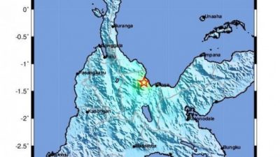Sudah 5 Kali Gempa Susulan di Poso, BMKG Sebut Aktivitas Sesar Sausu