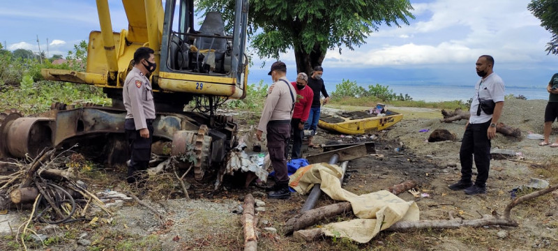 Polisi ringkus pencuri komponen ekskavator