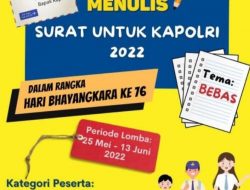 Kamu Pelajar? Segera Ikuti Lomba Tulis Surat Untuk Kapolri