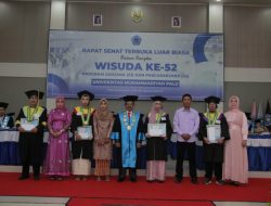 4 Wisudawan Beprestasi Terbaik Unismuh Palu