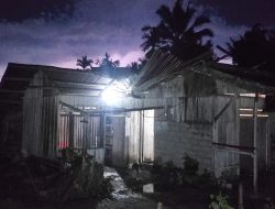 Angin Puting Beliung di Tokilo Poso Rusak 8 Rumah Warga