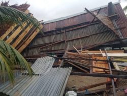 6 Rumah Rusak Dihantam Angin Puting Beliung di Mepanga Parimo