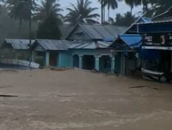 3 Kelurahan di Tolitoli Terendam Banjir Luapan Sungai Tuweley Usai Diguyur Hujan