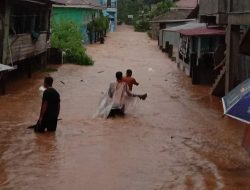 Desa Malangga Tolitoli Dilanda Banjir, 2 Rumah Hanyut