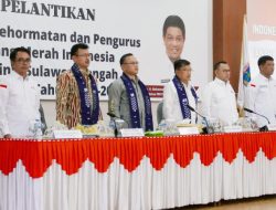 DPRD Sulteng Hadiri Pelantikan Pengurus PMI Sulteng