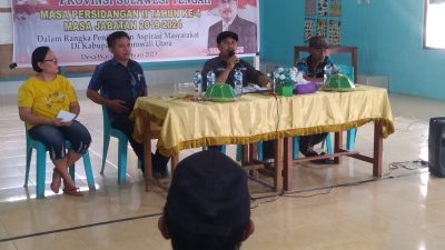 Masyarakat Desa Ronta Antusias Hadiri Reses Anggota DPRD Sulteng HB Toripalu