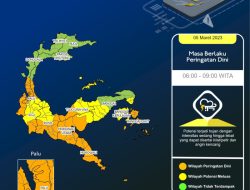 Prakiraan Cuaca Sulawesi Tengah Hari Ini Minggu 5 Maret 2022, Peringatan Dini untuk 5 Wilayah