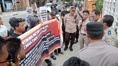 Minta Aktivitas PT ANA Dihentikan, Demonstran Bawa 6 Poin Tuntutan ke Kantor BPN Sulteng