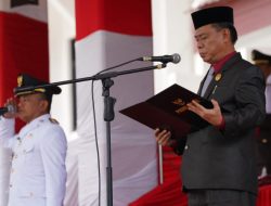 Ketua DPRD Kota Palu Bacakan Teks Proklamasi Saat Peringati HUT ke-78 RI