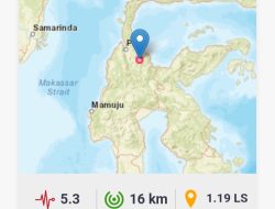 Gempa Terkini Sigi Berkekuatan Magnitudo 5,3, Tidak Berpotensi Tsunami