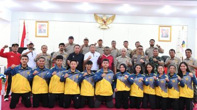 Gubernur Lepas Atlet Karate Pengprov Forki Sulteng ke Pra PON di Banjar Baru Kalimantan Selatan