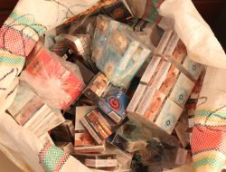 Polres Parimo Amankan Puluhan Ribu Rokok Ilegal, 1 Pelaku Ditangkap