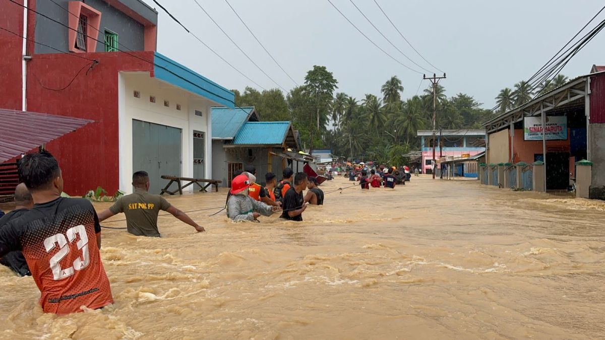 Banjir di desa Lampa