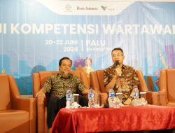 PT Vale Fasilitasi Uji Kompetensi Wartawan di Sulteng, Dewan Pers Sampaikan Apresiasi