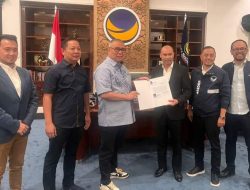 Serahkan Rekomendasi B1KWK ke Ahmad Ali, Nasdem Optimistis Menang