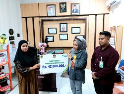 KPU Parigi Moutong Apresiasi Gerak Cepat BPJamsostek Bayarkan Santunan Kematian Anggota PPS Sidole Timur