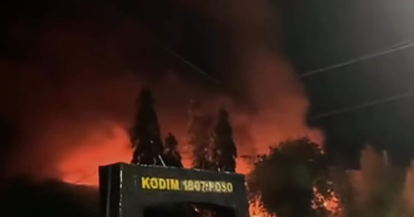 Kebakaran kodim poso