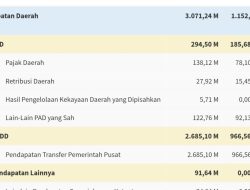 Daftar APBD Se-Sulawesi Tengah 2025, Banggai Tertinggi Capai Rp3,071 Triliun