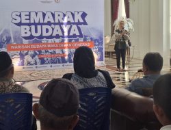 Apresiasi Pelaku Kebudayaan, Nilam Sari Lawira Beri Bantuan Komunitas Seni Lobo di Kegiatan Semarak Budaya