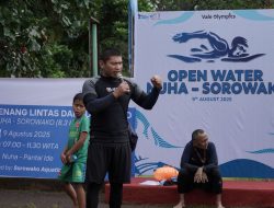 PT Vale Rayakan Semangat Kebersamaan dan Asta Cita Melalui Open Water Renang Lintas Danau di Sorowako