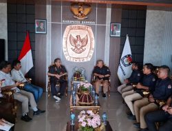 Kunker ke KPU Banggai, Longki Djanggola Bahas Penambahan Dapil dan Kursi DPRD
