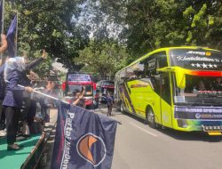 Ketua DPW Nasdem Sulteng Nilam Sari Lawira Lepas 376 Kader Menuju Rakernas III di Makassar