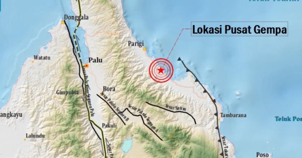 BMKG Imbau Warga Hindari Bangunan Retak Usai Gempa 5,0 di Parigi Moutong