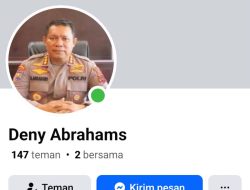 Nama Kombes Deny Abrahams Dicatut Akun Palsu di Facebook, Kapolresta Palu: Bukan Milik Saya