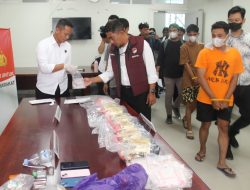 Polda Sulteng Sita 7,2 Kilogram Sabu di Lasoani Palu, 2 Tersangka Ditangkap