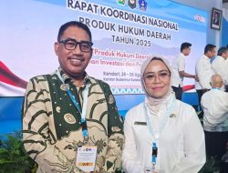 Wakil Ketua DPRD Sulteng Ambo Dalle Tegaskan Pentingnya Produk Hukum Daerah Terhadap Dunia Usaha di Rakornas PHD 2025
