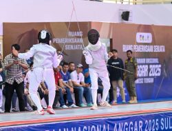 Kejurnas Anggar 2025 di Palu Jadi Panggung Seleksi Menuju Kejuaraan Asia