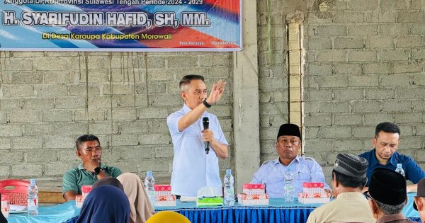 Wakil Ketua DPRD Sulteng Serap Aspirasi Warga Desa Karaupa, Tuntaskan Masalah Lahan hingga Kebutuhan Fasilitas Desa