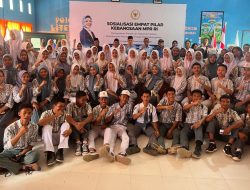 Sosialisasi 4 Pilar, Anggota DPR RI Dorong Pelajar Parigi Moutong Cinta Nilai Kebangsaan