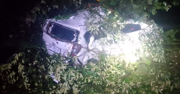 kecelakaan tunggal di tinombo