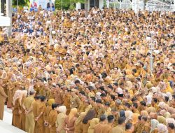 Gubernur Sulteng Ajak ASN Tingkatkan Pelayanan Publik Saat Pimpin Apel Gabungan Perdana 2026