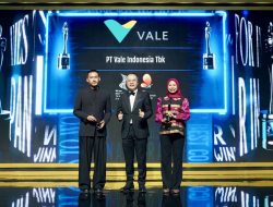 PT Vale Raih 2 Penghargaan HR Asia Best Companies To Work For In Asia Awards