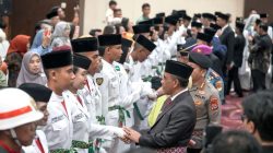 Gubernur Sulteng Anwar Hafid Kukuhkan 69 Paskibraka Provinsi