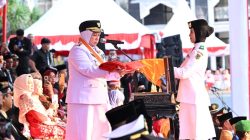 Wagub Sulteng Pimpin Upacara Penurunan Bendera