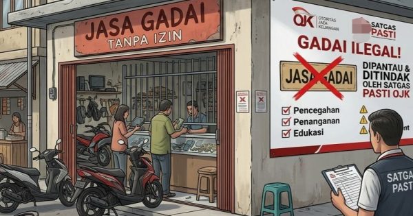 Jasa gadai ilegal ojk sulteng