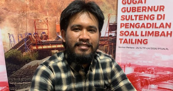 Jatam gugat gubernur sulteng terkait pt qmb