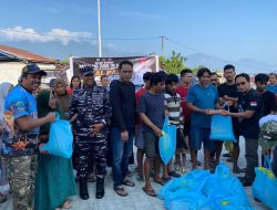 Peringati HUT ke-81 TNI AL, IOF dan Lanal Palu Gelar Bakti Sosial